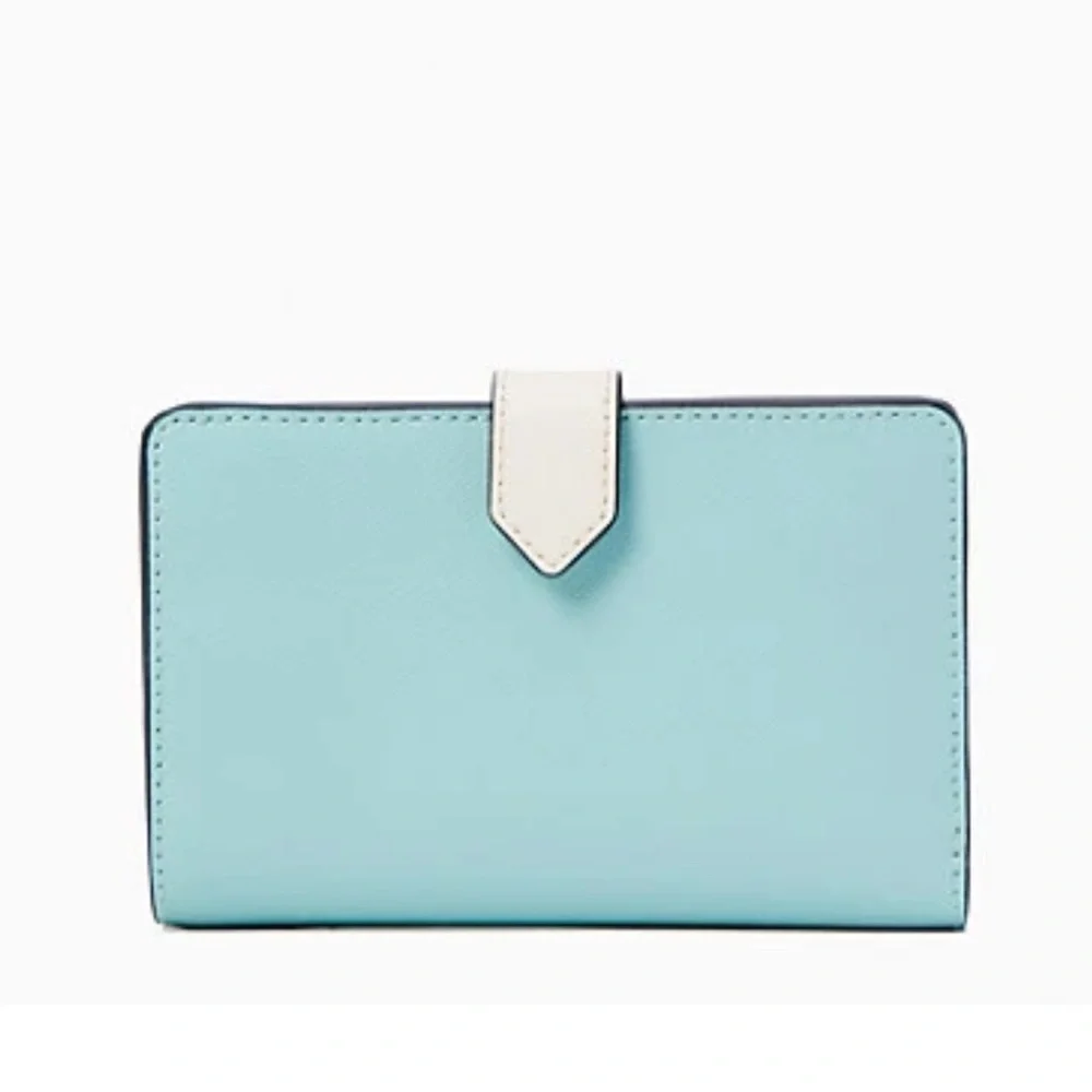 Kate Spade staci medium compact bifold wallet POOLSIDE MULTI